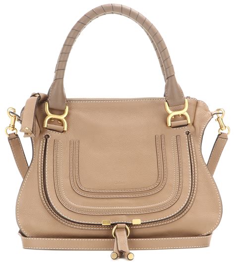 Sand Beige Medium leather handbag 